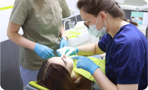 Preparation of the tooth surface